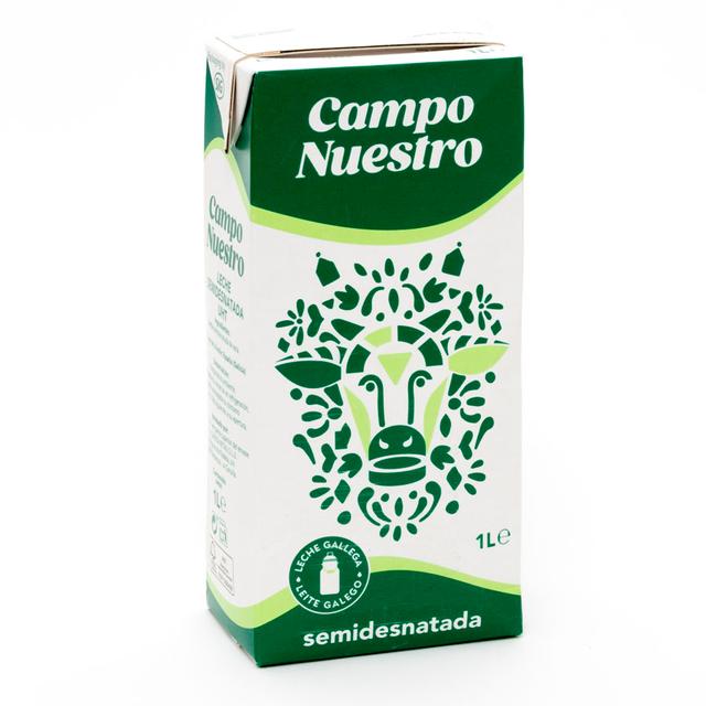 Leche semidesnatada CAMPONUESTRO brik 1 l