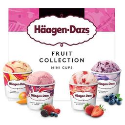 Multipack fruit collection haagen dazs, pack 4x95 ml