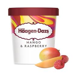 HÄAGEN-DAZS Tarrina de helado de mango con salsa de frambuesa 460 ml
