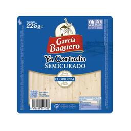 GARCÍA BAQUERO Queso semicurado de vaca, oveja y cabra Ya Cortado GARCÍA BAQUERO, cuña de 250 g