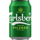 Cerveza danesa CARLSBERG lata 33 cl