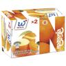 NORDWIK Naranja rellena de delicioso helado con sabor a naranja 2 x 140 ml