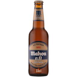 Cerveza MAHOU 0,0 tostada botella 33 cl