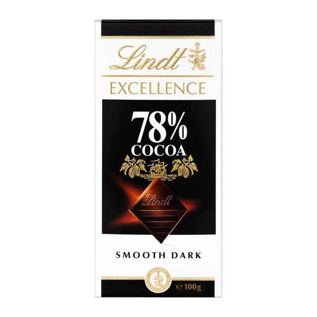 Chocolate negro 78% Lindt Excellence 100 g