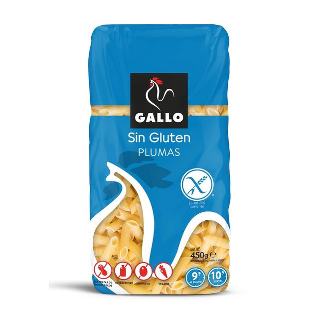Los mejores precios de Plumas sin gluten GALLO 450 g
