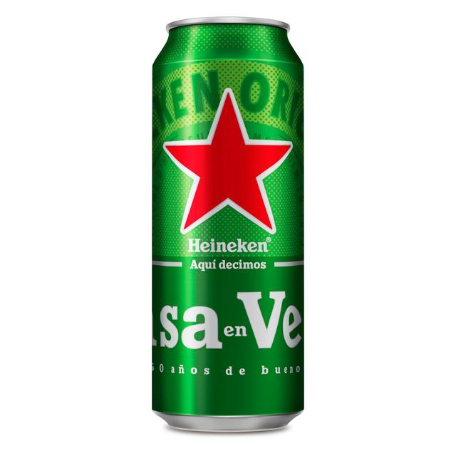 Cerveza heineken, lata 50 cl