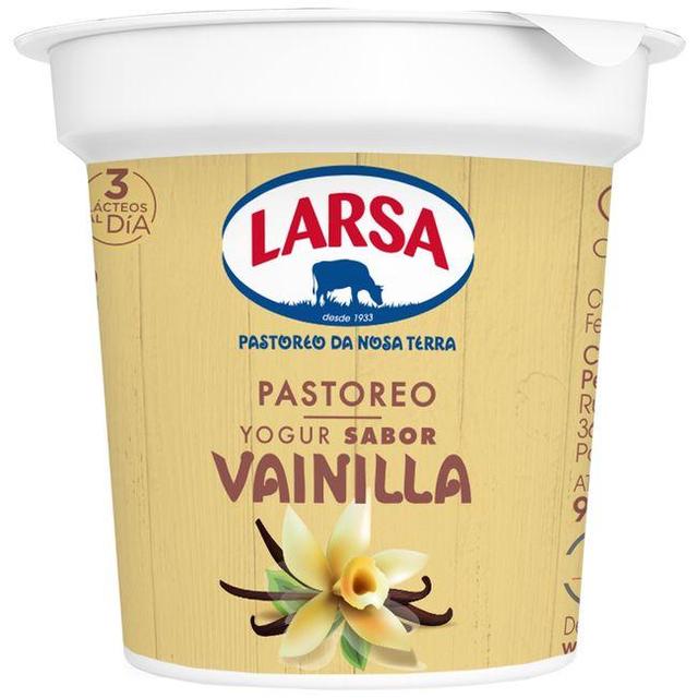 Yogur sabor vainilla larsa, tarrina 125 g