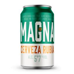 Cerveza San Miguel Magna golden lager lata 33 cl