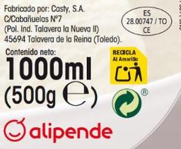 Sorbete de limón Alipende 1l