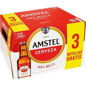 Cerveza Amstel, pack 20 x 25 cl