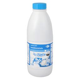 Leche semidesnatada Carrefour botella 1,5 l
