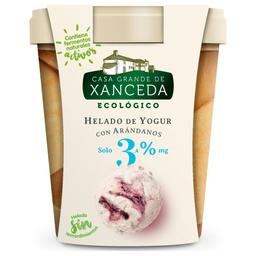 Helado de yogur eco con arándanos CASA GRANDE DE XANCEDA tarrina 300 g