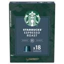 Café cápsulas espresso roast Starbucks compatible con Nespresso 18 ud