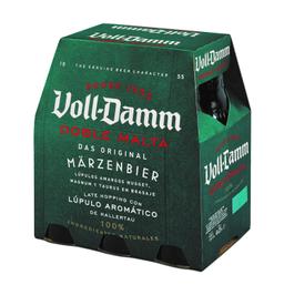 Cerveza Voll Damm doble malta pack de 6 botellas de 25 cl