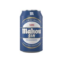 MAHOU Cerveza sin alcohol lata 33 cl