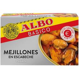 Mejillón pequeño en escabeche albo, lata 115 g