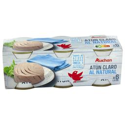 PRODUCTO ALCAMPO Atún claro al natural pack 6 uds. x 56 g