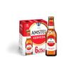 Cerveza rubia Amstel pack 6 botellas 25 cl