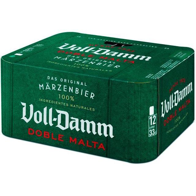 Cerveza voll-damm, pack lata 12x33 cl