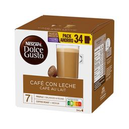 DOLCE GUSTO Café en cápsulas con leche I7, 34 uds