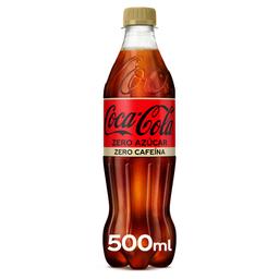 Refresco cola Coca-Cola botella 50cl zero zero sin cafeína