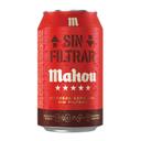 Cerveza sin filtrar Mahou 5 Estrellas lata 33 cl