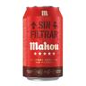 Cerveza sin filtrar Mahou 5 estrellas lata 33 cl