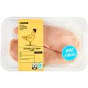 Pechuga fileteada extrafina pollo eroski, bandeja al peso aprox. 520 g