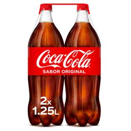 Coca Cola pack 2 botellas 1,25 L