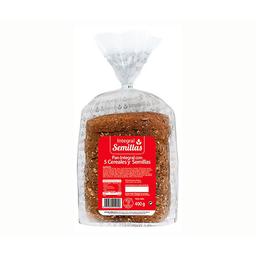 BIOGRAN Pan integral con 5 cereales y semillas 400 g