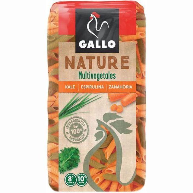 Pluma rayada multivegetales gallo nature, paquete 400 g