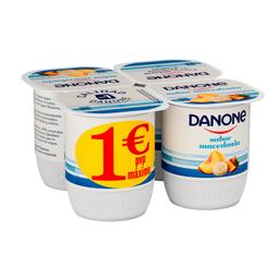 Yogur DANONE sabor macedonia pack 4x120 g