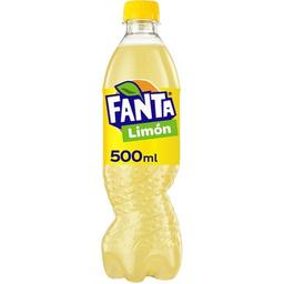 Refresco de limón fanta, botellín 50 cl