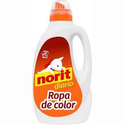 Detergente líquido ropa de color norit, garrafa 40 dosis