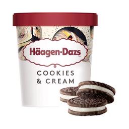 HÄAGEN-DAZS Tarrina de helado de vainilla con trocitos cookies 460 ml