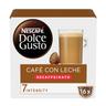Café con leche descafeinado en cápsulas Nescafé Dolce Gusto 16 ud