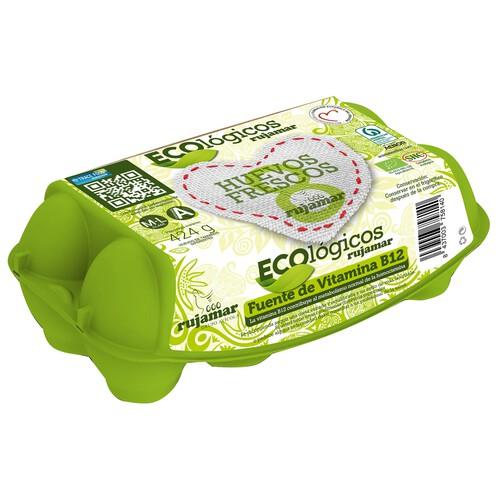 Huevos ecológicos M-L Rujamar 8 unidades