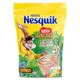 Cacao soluble instantáneo con trozos de galleta Jungly Nesquik bolsa 200 g