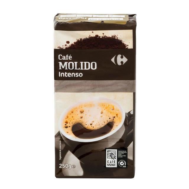 Café molido natural intenso Carrefour 250 g