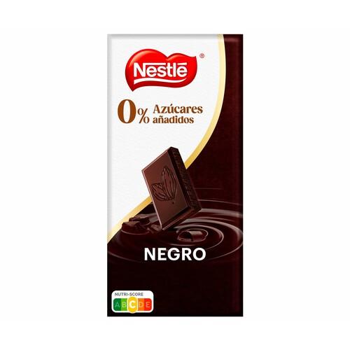 NESTLÉ Chocolate negro 47 % de cacao, sin azucares añadidos 125 g