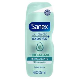 Gel de ducha revitalizante + Bio Agave Cuidado Experto Sanex 600 ml