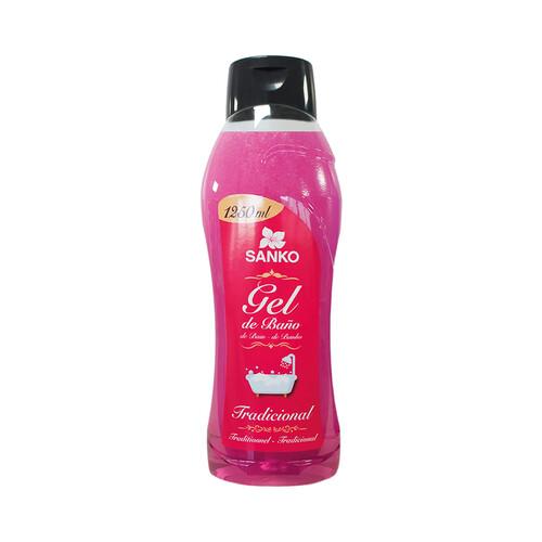 SANKO Tradicional Gel para baño o ducha para todo tipo de pieles 1250 ml