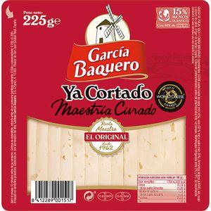 Queso curado ya cortado García Baquero 225 g