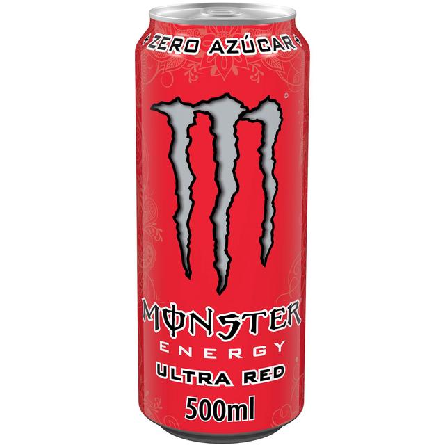 Bebida energética MONSTER Ultra Red Zero azúcar lata 50 cl