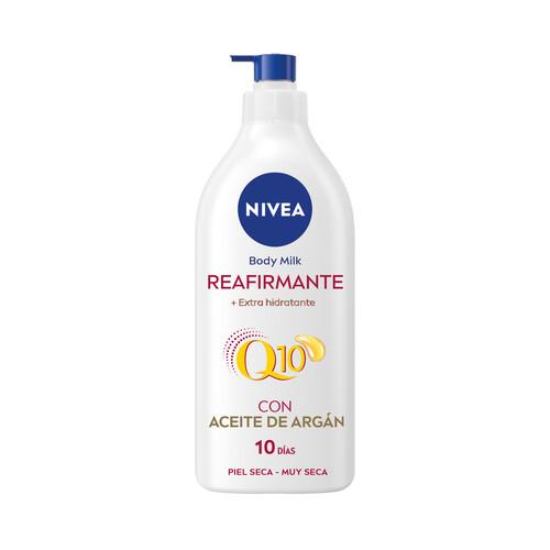 NIVEA Q10 Crema corporal (body milk) reafirmante y extra hidratante, para pieles secas a muy secas 400 ml