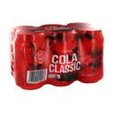 PRODUCTO ALCAMPO Refresco de cola pack 6 uds. x 33 cl