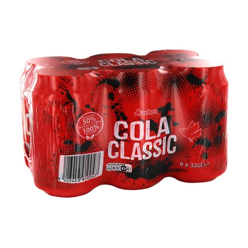 PRODUCTO ALCAMPO Refresco de cola pack 6 uds. x 33 cl