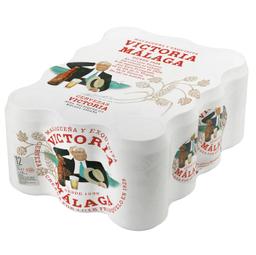 Cerveza Victoria de Málaga pack de 12 latas de 33 cl