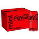 Refresco de cola coca cola zero, pack 6x20 cl