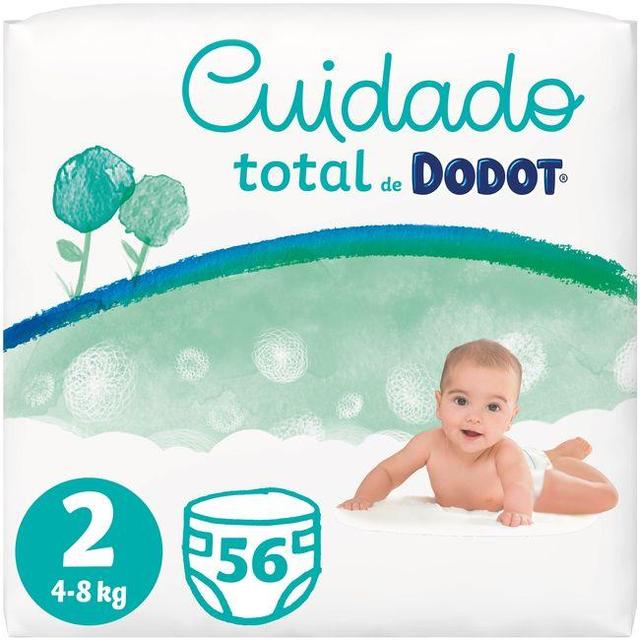 Pañal cuidado total talla 2 dodot, paquete 56 uds